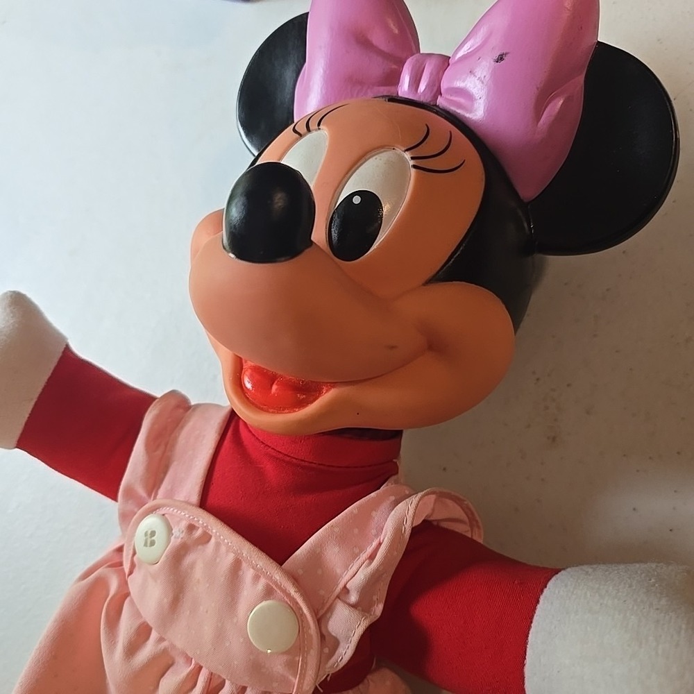 Minnie Mouse Doll Vintage Disney 80's Mattel Learn to Dress Me - Picture 2 of 8